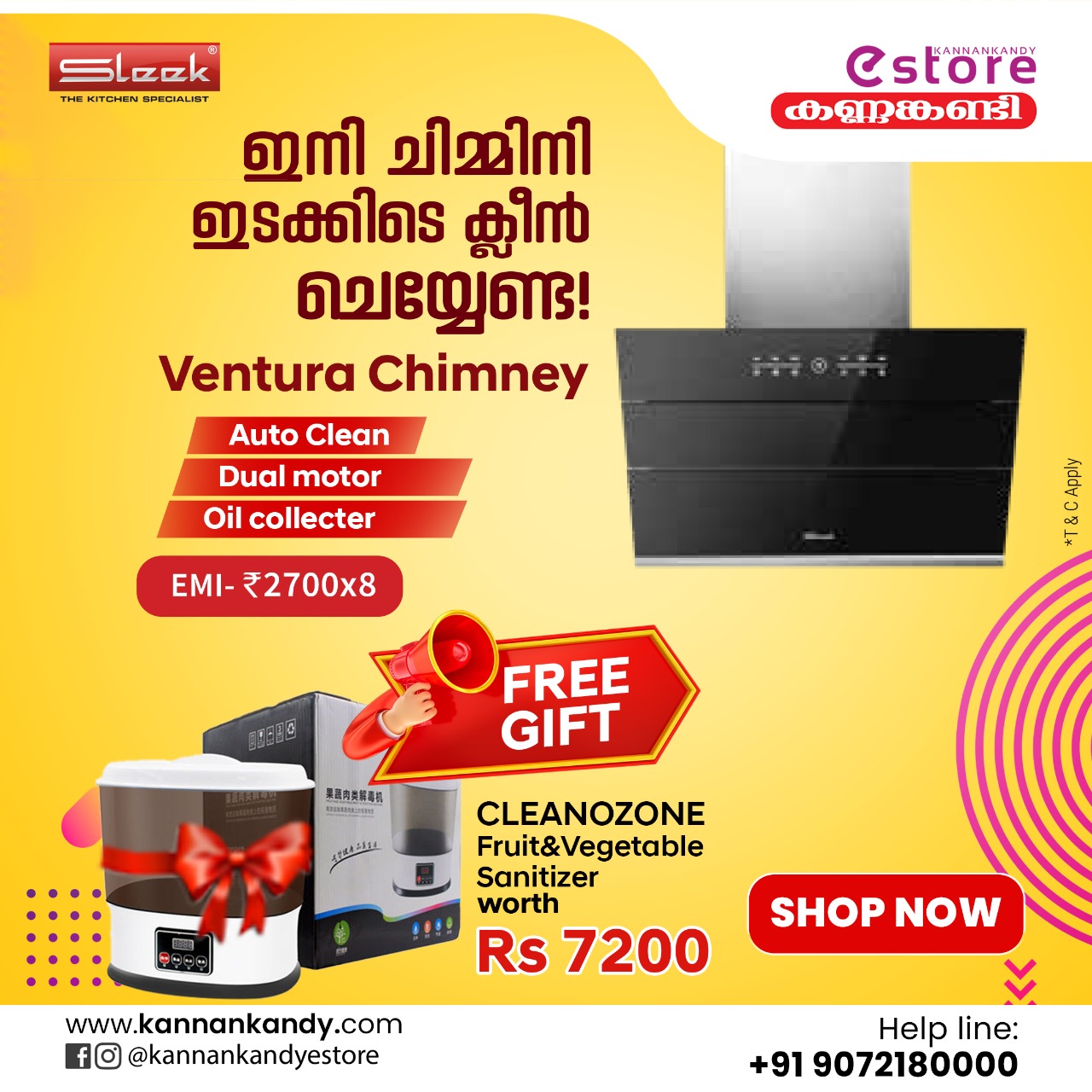 Kannankandy offer Ventura - Chimney