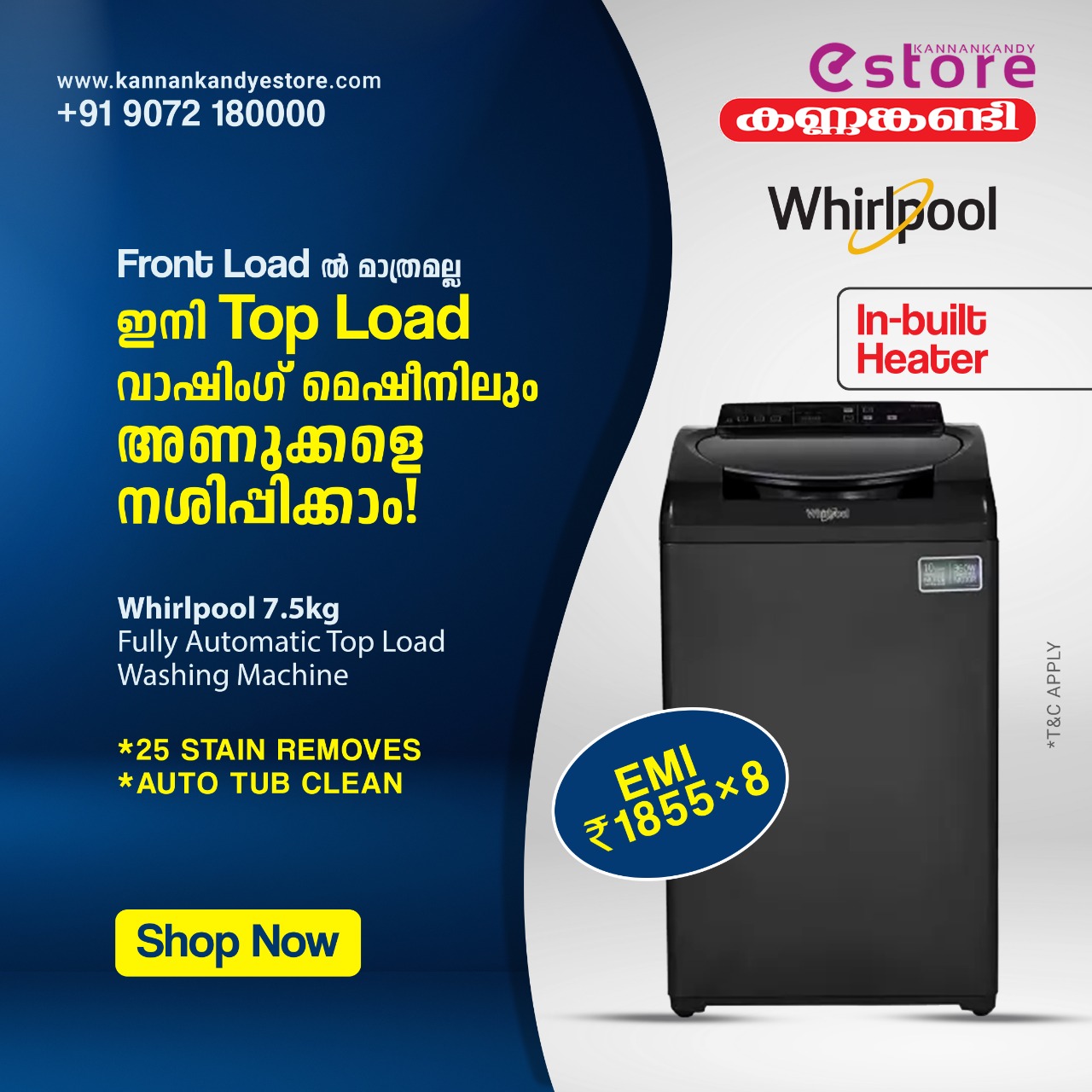 Kannankandy offer dishwasher with germen technology